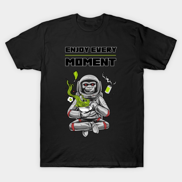 Enjoy with Monkey T-Shirt by NB-Art